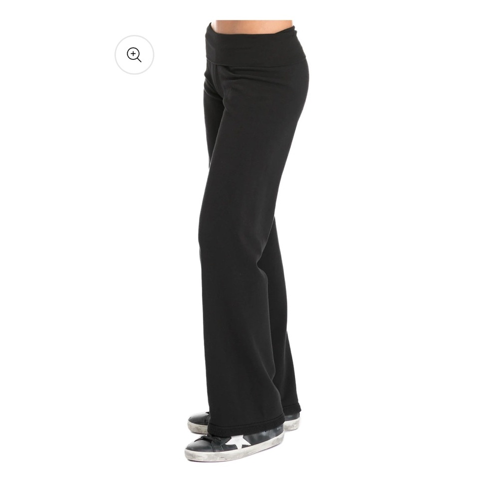 HardTail Active Stretch Fleece Black Flared Cotton Fleece sweatPants Medium NWT